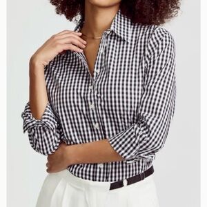 THE SHIRT BY ROCHELLE BEHRENS — Gingham Button-Down